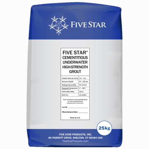Five Star Cementitious Underwater High-Strength Grout  25kg