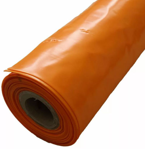 Flame retardent orange protective sheeting