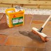 How to apply Sika FastFix All Weather Dark Buff to patio tiles