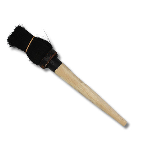 Rubber wood  handled tar brush