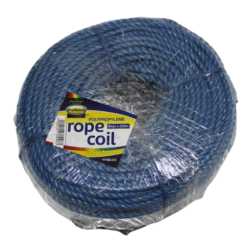 Blue polypropylene rope cord 10mmX220m