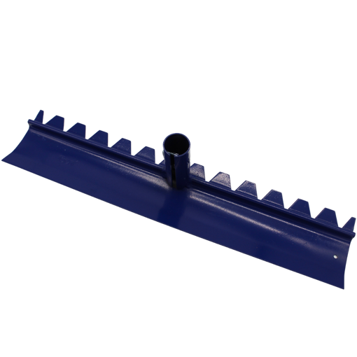 concrete rake with handle.