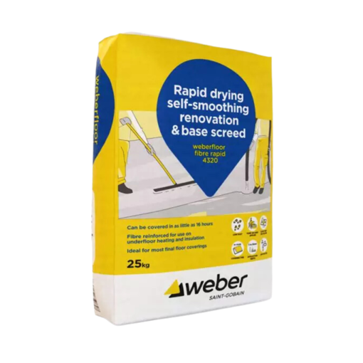 Weberfloor 4320 Fibre Rapid  25kg